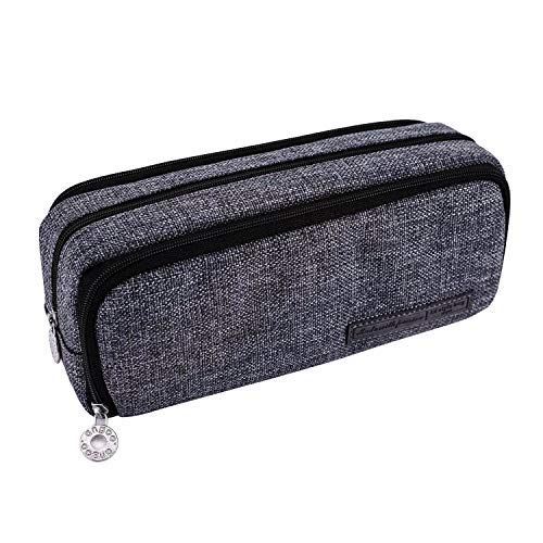 WoYu - Estuche para lápices de gran capacidad, estuche para lápices, estuche de maquillaje, con 3 compartimentos para niños, adultos, estudiantes, adolescentes, adultos, niños y niñas