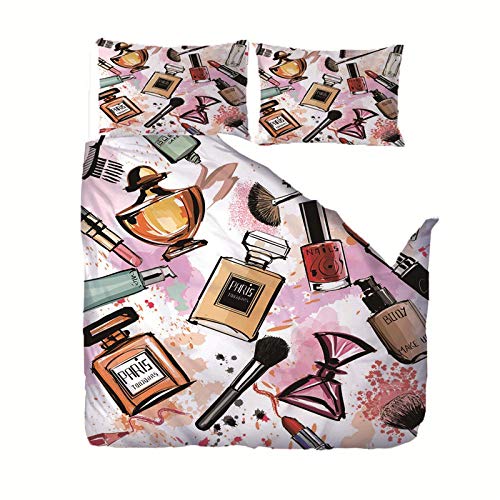 WPHRL Ropa de Cama Funda de edredón y Funda de Cosméticos de Color Juego de Cama 100% poliéster con Cremallera Oculta Viernes Negro de Navidad 220x240cm