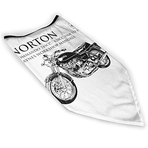 wu HayneOwnerWorkshop Manual Norton Commando CC CC Polaina de cuello súper suave y elástica a prueba de viento SportM