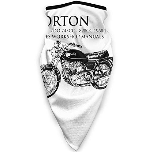 wu HayneOwnerWorkshop Manual Norton Commando CC CC Polaina de cuello súper suave y elástica a prueba de viento SportM