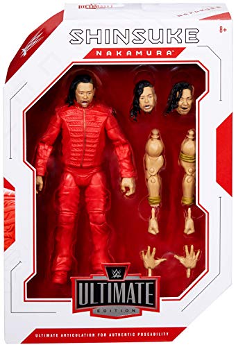 WWE - Ultimate Edition Figura de acción luchador Shinsuke Nakamura Juguetes niños +8 años (Mattel GGN88)