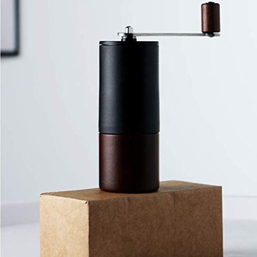 WWY Manual Molinillo de café de Mano Portable del Molino de café de molienda de Acero Núcleo de la manivela Ajustable Molino Perfecto for su hogar, Oficina o de Viaje