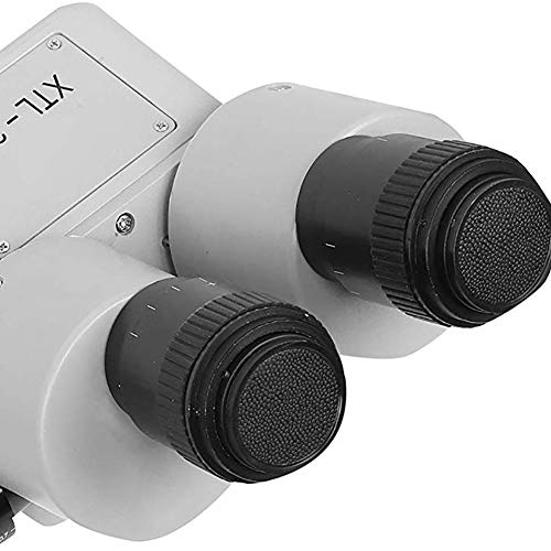 WXX Microscopio De Mosaico De Joyería con Zoom Continuo 7X-45X con Portabrocas Inclinable para Microscopio Estereoscópico Binocular para Observar Rocas E Insectos