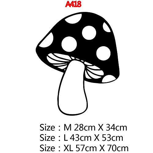 wZUN Setas móviles Pegatinas de Pared Personalidad Creativa Decoración del hogar Sala de Estar Dormitorio Decoración Accesorios Mural 33x40cm