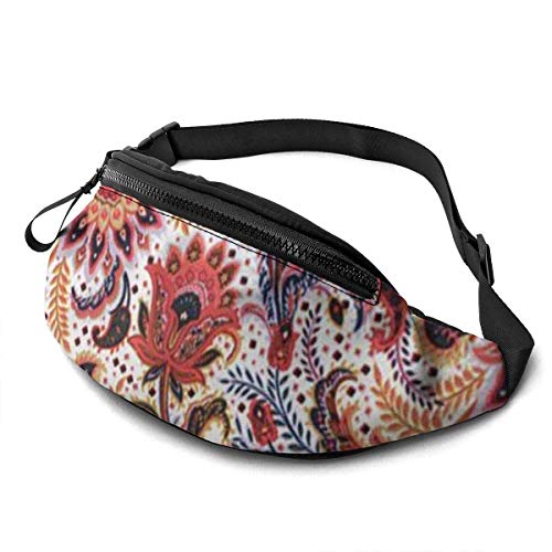 XCNGG Bolso de cintura corriente bolso de cintura de ocio bolso de cintura bolso de cintura de moda Psychedelic Leaves Fanny Packs for Women and Men Waist Bag Adjustable Belt for Outdoors Workout, Tra