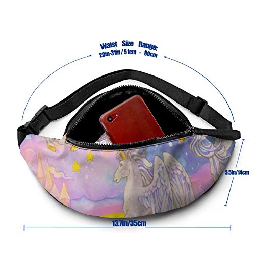 XCNGG Bolso de la cintura del ocio bolso que acampa bolso del montañismo Waist Pack Bag for Men&Women, Flower Heart Shape Utility Hip Pack Bag with Adjustable Strap for Workout Traveling Casual Runnin