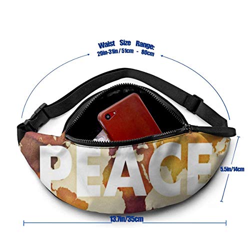 XCNGG Bolso de la Cintura del Ocio Bolso Que acampa Bolso del montañismo Waist Pack Bag for Men&Women, Rail Road Utility Hip Pack Bag with Adjustable Strap for Workout Traveling Casual Running