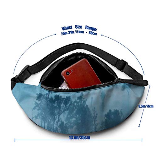 XCNGG Bolso de la Cintura del Ocio Bolso Que acampa Bolso del montañismo Waist Pack Bag for Men&Women, Stairs Sunshine Utility Hip Pack Bag with Adjustable Strap for Workout Traveling Casual Running