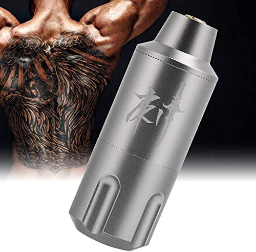 XCQ Máquina de Tatuaje Profesional del Tatuaje de la máquina de Tatuaje Eyeliner Pen pequeño y Ligero fácil Llevar Conveniente for Artistas del Tatuaje (Color : Gray)