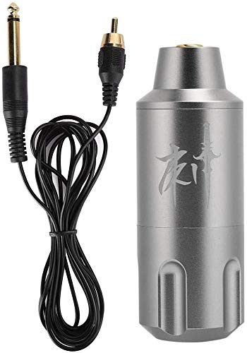 XCQ Máquina de Tatuaje Profesional del Tatuaje de la máquina de Tatuaje Eyeliner Pen pequeño y Ligero fácil Llevar Conveniente for Artistas del Tatuaje (Color : Gray)