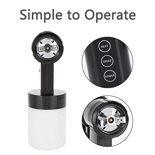 XIAOLY Equipo Profesional De La Máquina De Pulverización De La Carpa Emergente del Juego De Bronceado En Spray: Bajo Nivel De Ruido (excluyendo La Solución),Black