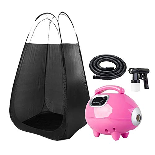 XIAOLY Equipo Profesional De La Máquina De Pulverización De La Carpa Emergente del Juego De Bronceado En Spray: Bajo Nivel De Ruido (excluyendo La Solución),Black