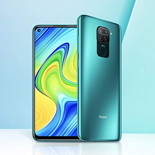 Xiaomi Redmi Note 9 Smartphone,4GB RAM 128GB ROM Mobilephone,6.53" DotDisplay MTK Helio G85 Procesador 48MP + 8MP + 2MP + 2MP AI Quad Camera Hotshot Versión Global(Verde)