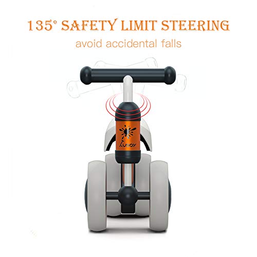 XIAPIA Bicicleta sin Pedales para Niños, Bicicleta Bebe 1 Año Bicicleta Equilibrio 1 Año Bicicleta Infantil sin Pedales de Forma Animal Lindo de Regalo Favorito del Niño (Naranja)