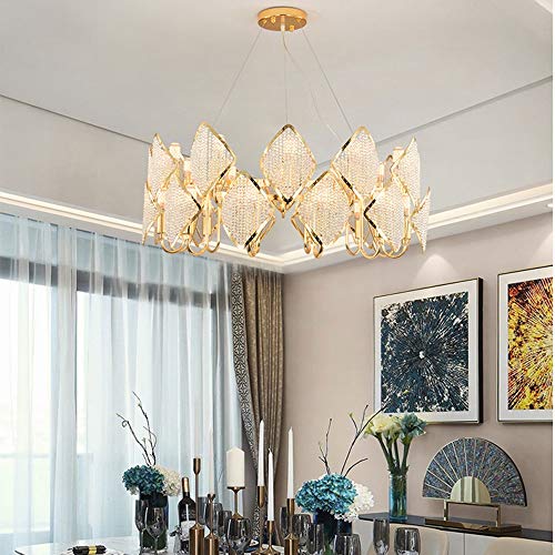 Xihou Lámpara de araña de una Sola Capa de Perlas Creativas, Nuevas y Luminosas. 10 Sala de Estar perfumada. Vale la pena Tener