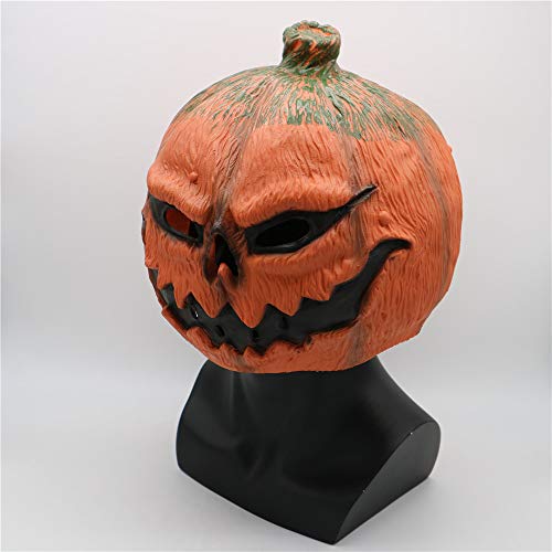 XIN1993 Máscara De Calabaza De Horror De Halloween/Festival De Fantasmas Funny Face Latex Head Cover/Adecuado para El Vestido De Fiesta para Mostrar La Decoración COS Accesorios