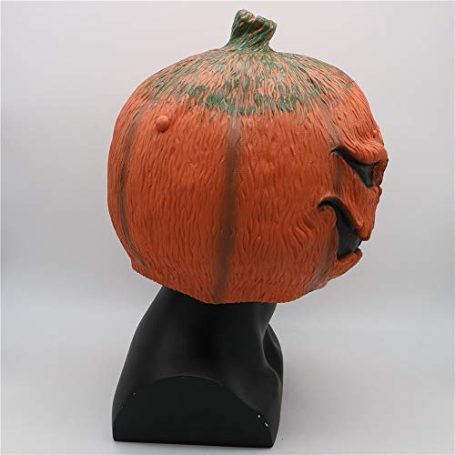 XIN1993 Máscara De Calabaza De Horror De Halloween/Festival De Fantasmas Funny Face Latex Head Cover/Adecuado para El Vestido De Fiesta para Mostrar La Decoración COS Accesorios