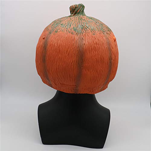 XIN1993 Máscara De Calabaza De Horror De Halloween/Festival De Fantasmas Funny Face Latex Head Cover/Adecuado para El Vestido De Fiesta para Mostrar La Decoración COS Accesorios