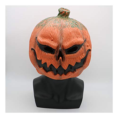 XIN1993 Máscara De Calabaza De Horror De Halloween/Festival De Fantasmas Funny Face Latex Head Cover/Adecuado para El Vestido De Fiesta para Mostrar La Decoración COS Accesorios