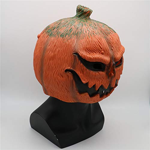 XIN1993 Máscara De Calabaza De Horror De Halloween/Festival De Fantasmas Funny Face Latex Head Cover/Adecuado para El Vestido De Fiesta para Mostrar La Decoración COS Accesorios