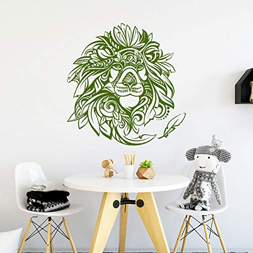 xingbuxin Tatuajes de Pared León Africano Animal Vinilo Etiqueta de la Pared Rey de Las Bestias s Creativo Moderno Hogar Decoración de la Sala de Arte 2 42x43cm