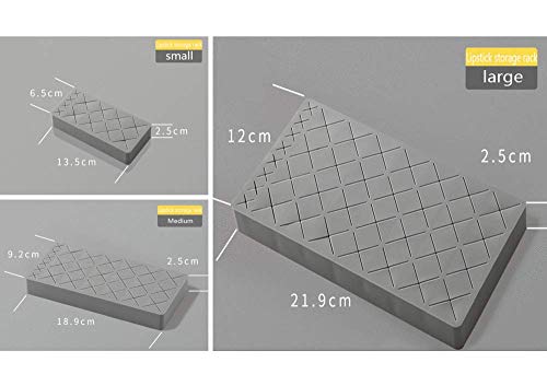 XINWANG Estante De Almacenamiento De Lápiz Labial De Silicona Almacenamiento De Lápiz Labial Soporte De Exhibición De Celdas Múltiples Silicona,Red-M