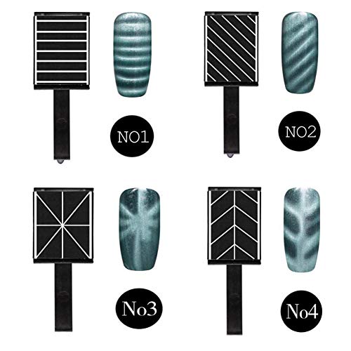 Xiton 11pcs Kit de Esmaltes de Uñas 3d imán magnético ojo de gato bolígrafo dibujo Vertical Stick para herramientas de uñas polaco mágico