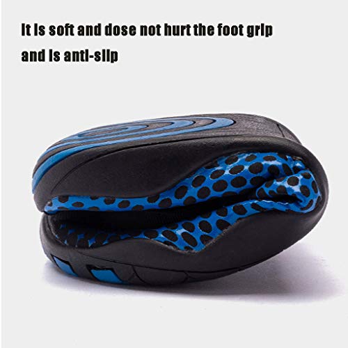 XLanY Zapatos De Secado Rápido Deportes Acuáticos, para Mujer para Hombre De La Aguamarina Zapatos Unisex Nadar con Orificios De Desagüe para La Nadada Walking Yoga Lake Beach,Negro,41