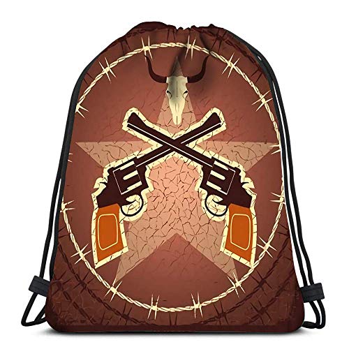 XMXM Mochila duradera con cordón Diseño de retrato de Low Poly de león para llevar alrededor