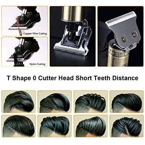 Xnuoyo Cortapelos USB Recargable Recortador de Barba Hombre Electrónico Cortar Pelo y Afeitadora para Adultos y Niños