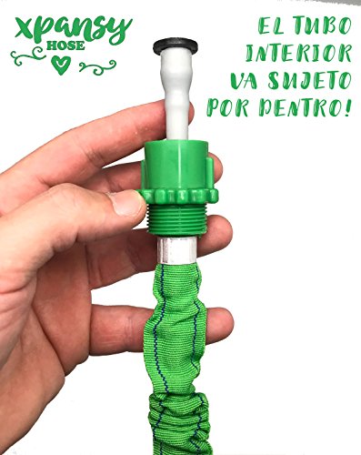 Xpansy C2607A Hose Basic - Manguera Extensible con la Presión del Agua, Verde, 7,5 metros