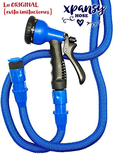 Xpansy Hose Pro C2615B Manguera Extensible con la Presión del Agua, Azul, 15 metros