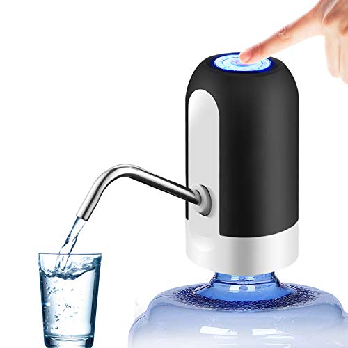 Xpassion Dispensador de Agua Eléctrico, Dispensador de Agua Sistema de Bomba, Dispensador Bomba Agua para garrafas, Dispositivo Universal para Camping, Escuela, Oficina, Hogar