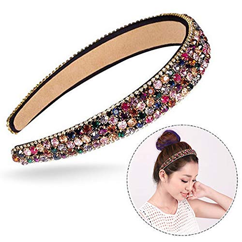 Xrten Diadema de Cristal Moda Banda de Pelo Banda Cabello para Mujeres y Niñas