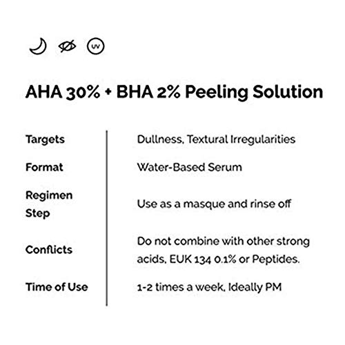 XYDD The Ordinary Women Peeling Solution Facial Serums 30ml AHA 30% + BHA 2%