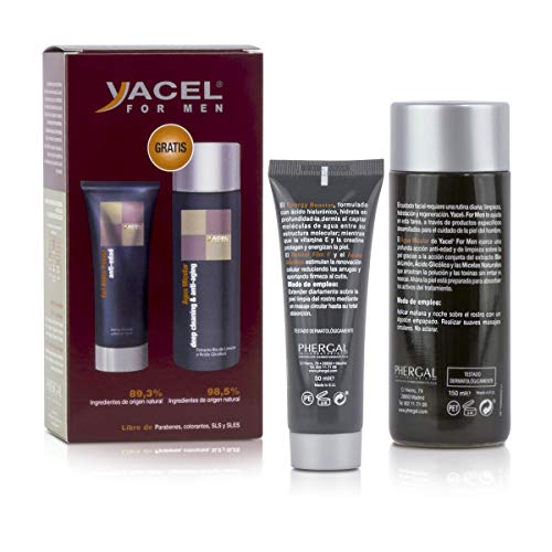 Yacel For Men Pack Gel hidra Power Antiedad y Agua Micelar Deep Cleaning 200ml