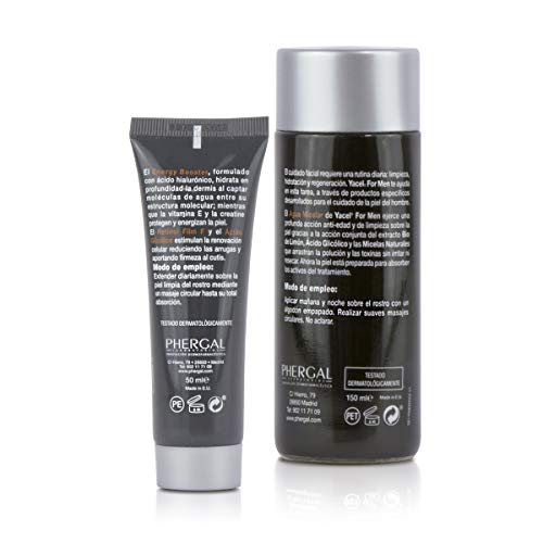 Yacel For Men Pack Gel hidra Power Antiedad y Agua Micelar Deep Cleaning 200ml