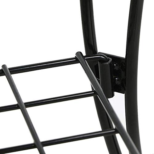 Yaheetech Jaula para Pájaros Jaula con Ruedas Soporte Comedero 59 x 59 x 145 cm