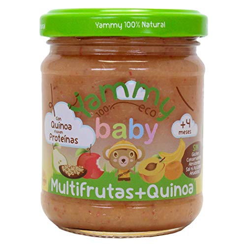 Yammy Primeras Frutas - Pack de 12 Potitos Ecológicos para Bebés, 2340 g