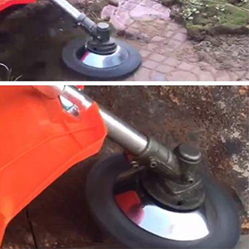 Yanhonin - Cepillo redondo para desbrozadora de 25 mm de apertura, cepillo cónico para malas hierbas