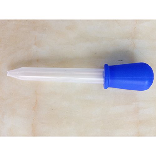 YeahiBaby Pipeta de Silicona y Plástico Cuentagotas Plastico para Niños Molde de Cocina Silicona 6 Piezas