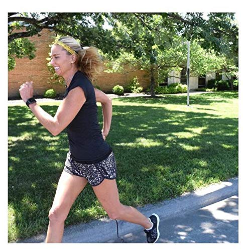 Yean Yoga Shinny diademas elásticas para el pelo para mujeres y niñas (paquete de 3)