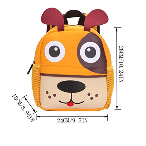Yeelan Mochila Impermeable para niños Mochila para niños Mochila para niños Mochila Escolar para Preescolar jardín de Infantes Viajes etc.(Perro)