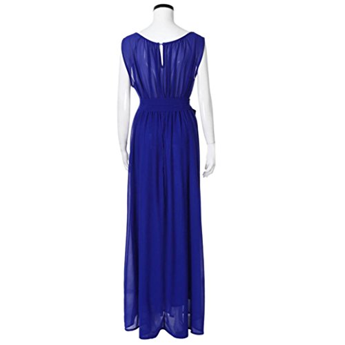 Yesmile Vestido de Mujer Falda Blanco Ropa Vestido Elegante de Noche para Boda Fista Las Mujeres Embarazadas Cubren los Vestidos Largo de la Fotografía Casual Nursing Boho (Azul, S)