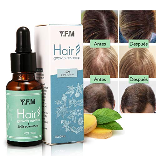 Y.F.M Crecimiento de Cabello, Tratamiento para el Cabello, Aceite para el Crecimiento de Pelo, Hair Serum, Estimula el Crecimiento de Pelo para Hombres y Mujeres