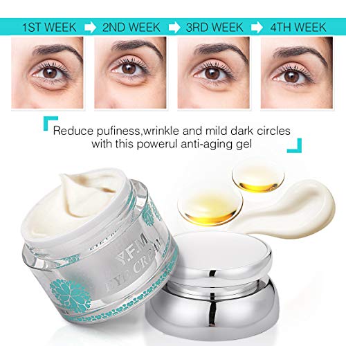 Y.F.M Crema para los Ojos Hidratante y Antiarrugas Crema para Línea Fina de Ojos Cuidado de Ojos Antienvejecimiento 30 ml Ser Brillo y Refrescado