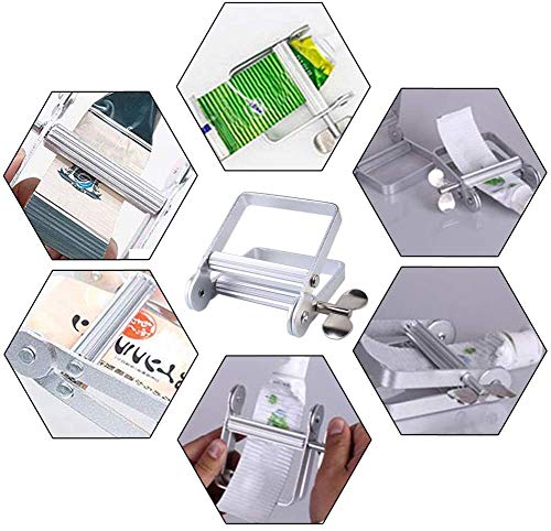 YFOX Exprimidor de tubos de metal,dispensador de tubos manual,utilizado para exprimir pasta de dientes,tinte para el cabello,crema de manos,barniz,pegamento.Es la abrazadera de tubo ideal