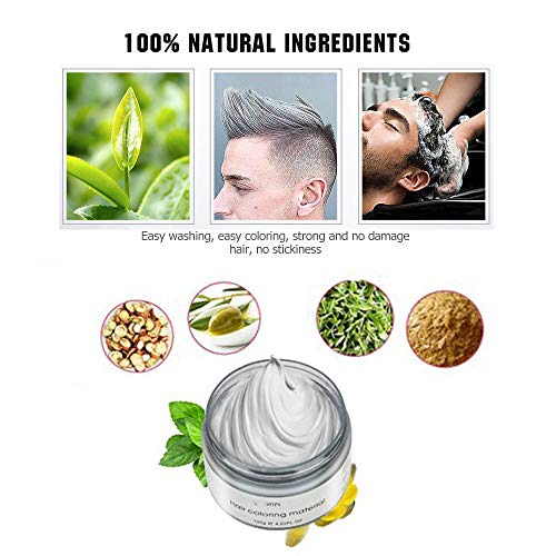 YiKiMira - Cera para peinados, con color