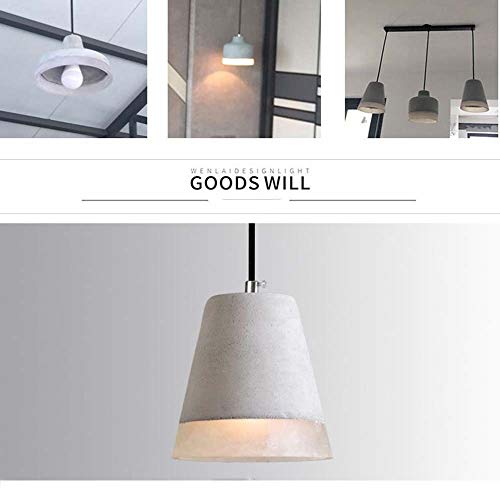 Yikuo Loft Industrial Vintage Vintage Cement Light Coffee Bar Table Personalidad creativa Restaurante cálido Decoración perfumada Luces