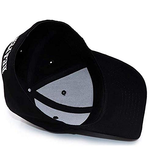 Yiyu Sombreros Negros Hijos de la anarquía de la Gorra de béisbol Reaper Crew Hombres de Las Mujeres Bordado Hip Hop Letras Sombrero Sombrero for los Hombres x (Color : Black)